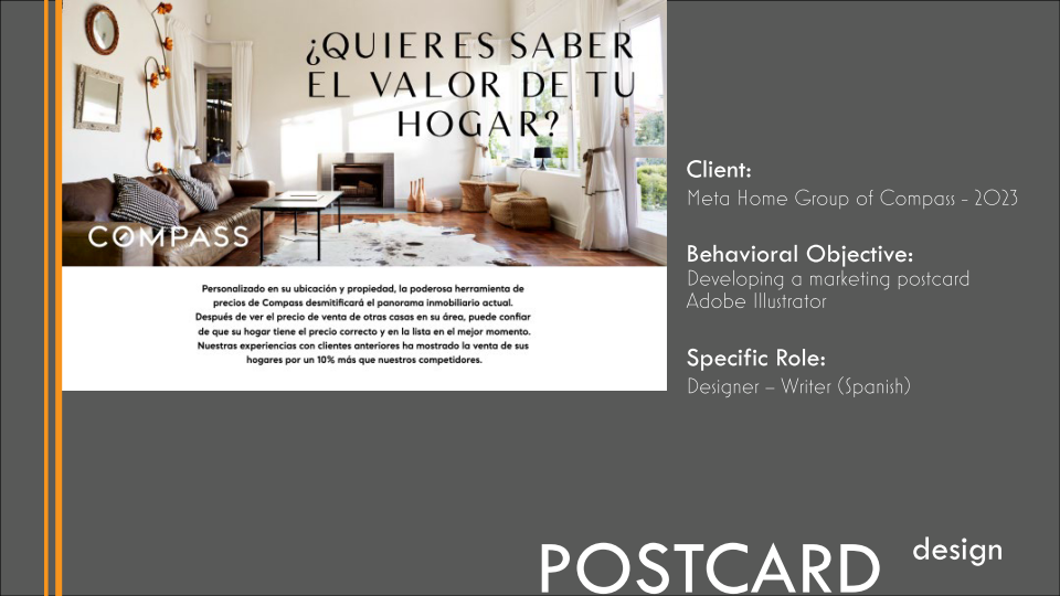 real estate postcard