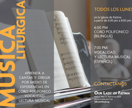 poster for music lessons in spanish